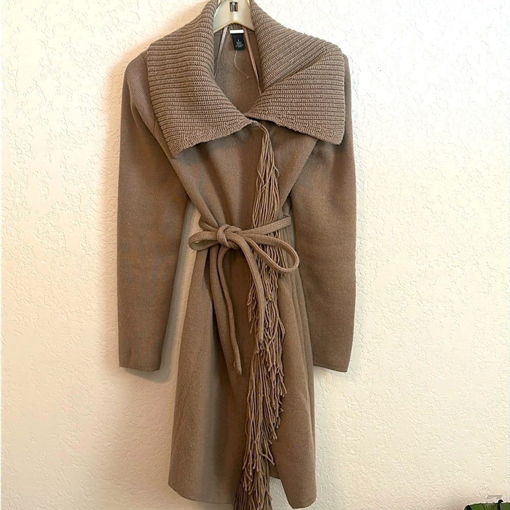 Chico’s Black Label sweater jacket size 1 (M)
